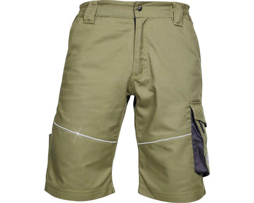 Pantaloni Scurti Ardon Summer Din Bumbac + Poliester Kaki, Marimea 52