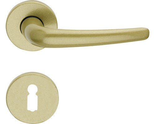 Manere Cu Rozeta Usa Interior Verofer Arad, Pentru Cheie Bb, Bronz