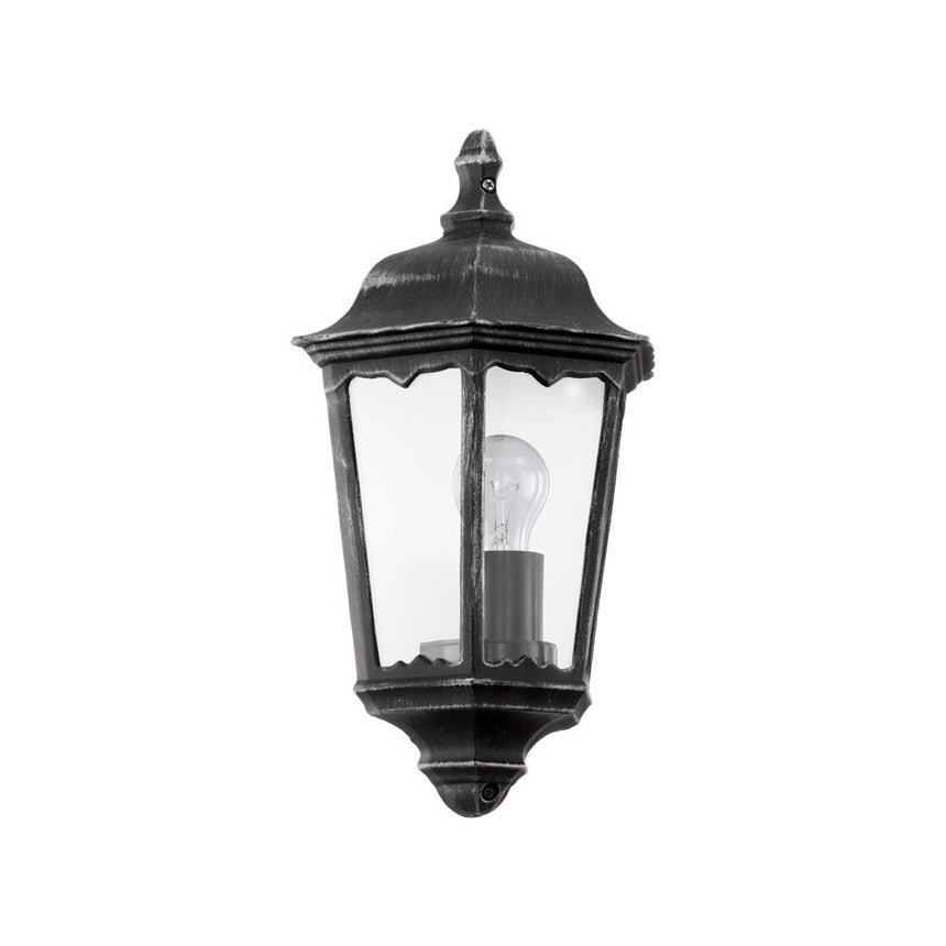 Aplica exterior NAVEDO, 93459, negru/patina argintie, 1x60W E27, IP44