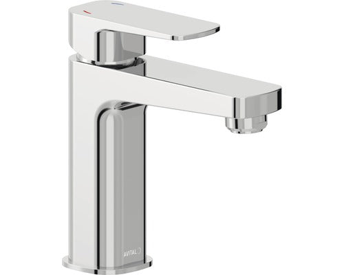 Baterie lavoar monocomanda Evinosm cartus ceramic, ventil click-clack, montaj rapid, crom