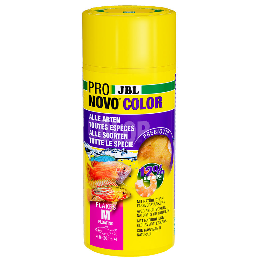 Hrana pesti acvariu JBL ProNovo COLOR FLAKES M 250 ml