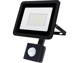 Proiector Cu Led Integrat Starke 50w 4500 Lumeni Ip65, Senzor De Miscare, Lumina Rece, Negru