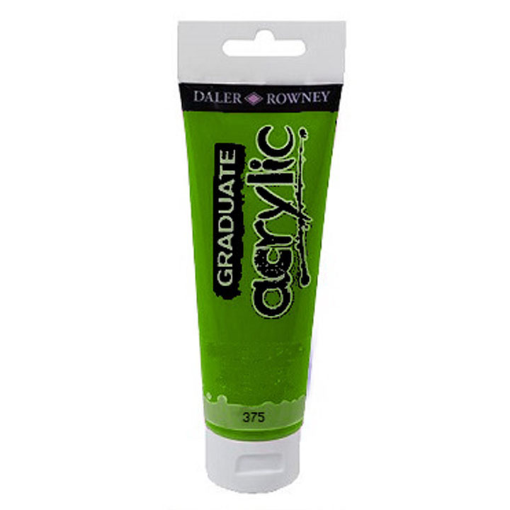 Vopsea acrilica, Daler-Rowney, 120 ml, Verde