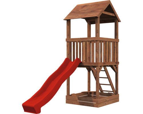 Turn De Joaca Pentru Copii Palmako Jesper Lemn 120x120x314 Cm Maro