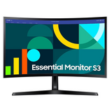 Monitor curbat LED VA Samsung Essential S36GD 24", FHD (1920 x 1080), 100Hz, 4ms, interfata HDMI/D-Sub, mod Eye Saver & Flicker Free, VESA, Negru
