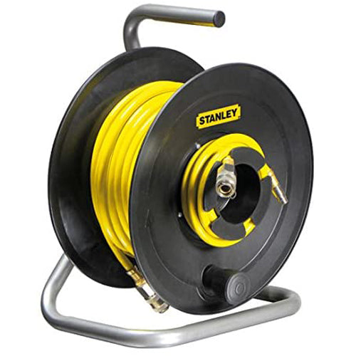 Tambur cu furtun aer Stanley, 20m, 18 Bar
