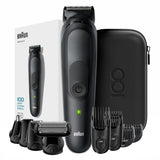 Aparat de tuns multifunctional Braun MBMGK7 Max Braun 100 years Design Edition, Wet&Dry, 7 accesorii, Negru