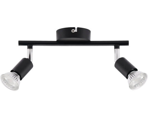 Sina Spoturi Prato Gu10 Max. 2x10w, Negru Mat