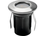 Spot Led Incastrat 0, 2w 15 Lumeni Ø42 Mm, Pentru Exterior Ip67, Negru