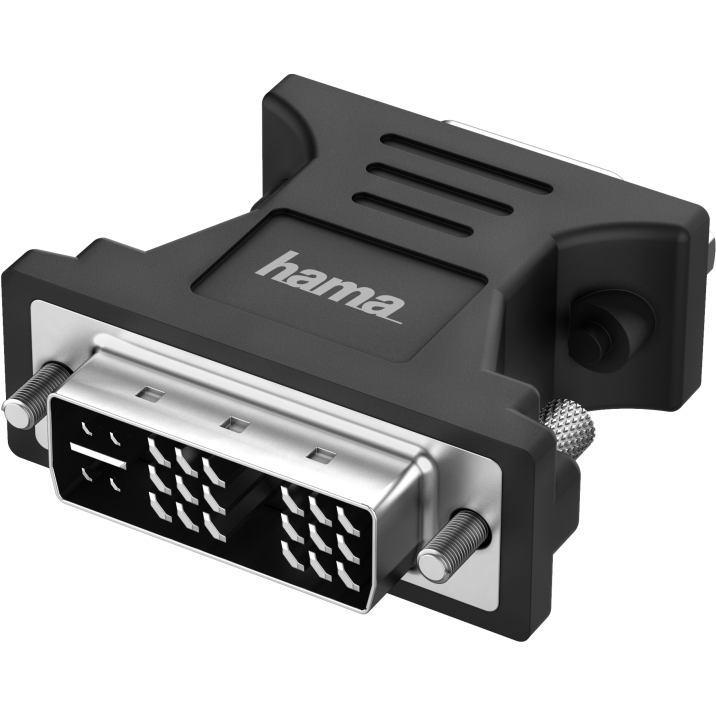 Adaptor Video Hama, mufa DVI - priza VGA, Full-HD 1080p