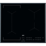 Plita incorporabila AEG IKE64441FB, inductie, 4 zone de gatit, touch control, 60 cm, Negru