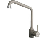 Baterie Bucatarie Monocomanda Guglielmi Impact, Pipa Inalta, Cartus Cu Disc Ceramic 40 Mm, Aerator M24, Fatgranit Gri Desert Rose