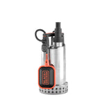 Pompa submersibila apa curata Black & Decker BXUP750XCE,corp otel, 750 W, debit 11000l/h, inaltime maxima de refulare 8.5 m,absorbtie 7 m, presiune maxima 0.85 bar