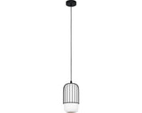 Pendul Muleges E27 Max. 1x40w, Negru/alb Mat