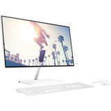 Sistem PC All in One HP 24-cb1053nq, AMD Ryzen 7 5825U pana la 4.5 GHz, 23.8" Full HD, 16GB, SSD 1TB, AMD Radeon Graphics, Free DOS, Alb
