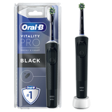 Periuta de dinti electrica Oral-B Vitality Pro, Curatare 2D, 3 programe, 1 Incarcator, 1 capat, Negru
