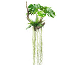 Planta Artificiala Splitphilodendron Cu Radacini H 160 Cm Verde