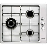 Plita incorporabila CATA GIB 6021 X, Gaz, 3 arzatoare, Wok, Inox