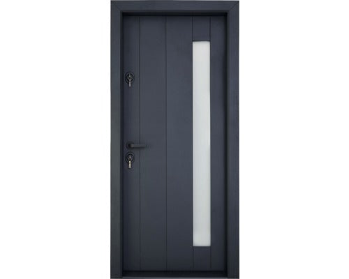 Usa Exterior Metalica Still 627-1 Gri Antracit 1 Geam 88x201 cm Dreapta