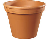 Ghiveci Spang, Argila, Ø 24 Cm, Caramiziu