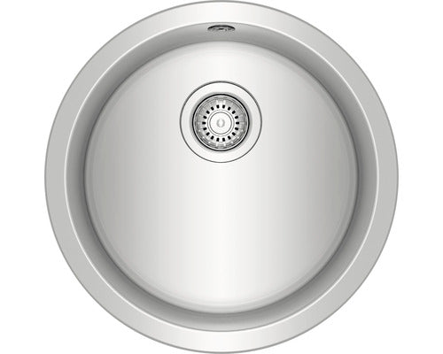 Set Chiuveta Bucatarie Centa Maia 45 Ø45 Cm Inox. Incl. Tocator Si Scurgator Vase