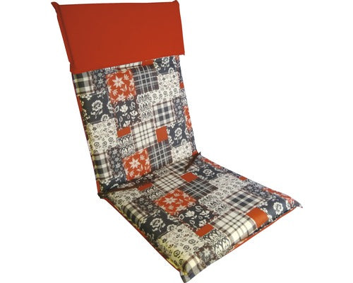 Perna Clasic Pentru Scaun Cu Tetiera, 118 X 48 X 5 Cm, Model Floral