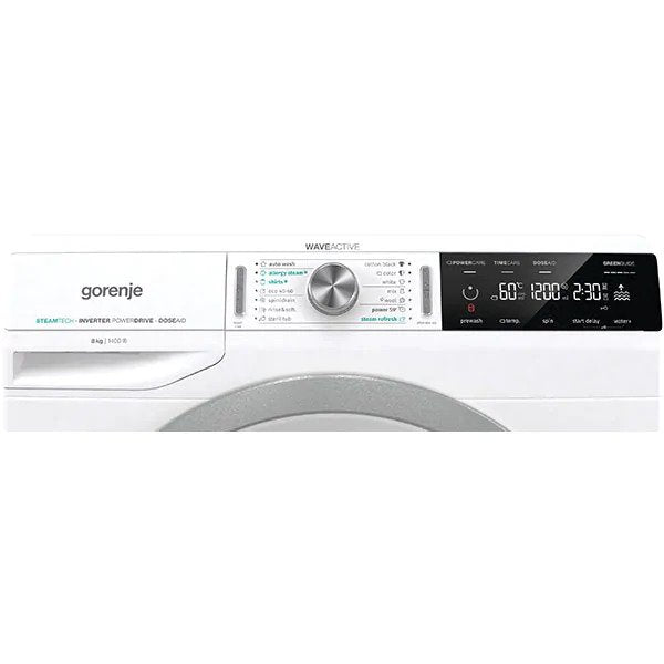 Masina de spalat rufe frontala GORENJE WA84SDS, WaveActive, 8 kg, 1400rpm, Clasa A+++. Alb