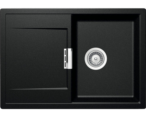 Chiuveta Bucatarie Cu O Cuva Schock Mono D-100s 74x51 Cm, Cu Picurator, Reversibila, Cristadur Magma