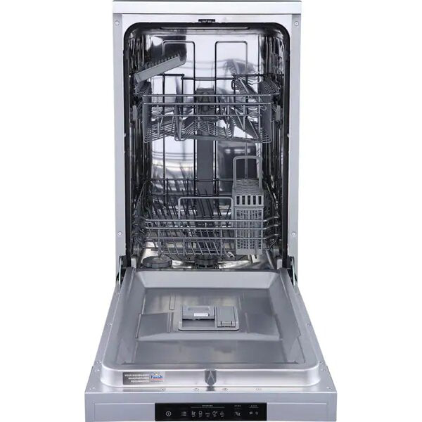 Masina de spalat vase Gorenje GS520E15S, 9 seturi, 5 programe, Clasa E, 45 cm, Gri