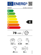Masina de spalat rufe incorporabila Indesit BI WMIL 71252 EU N, 1200 RPM, 7 Kg, Clasa E
