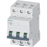 Siguranta electrica automata Siemens 5SL6332-7, latime 3 module, 6kA, 3P, caracteristica C, 32A
