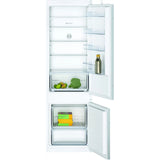Combina frigorifica incorporabila Bosch KIV87NSF0, 270 l, Clasa F, LowFrost, H 177 cm, Argintiu