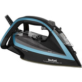 Fier de calcat Tefal Turbo Anti-Calc FV5695E1, 3000W, jet de abur 270 g/min, abur variabil 0-50 g/min, rezervor apa 300ml, talpa Durilium AirGlide Autoclean, colector anticalcar, oprire automata, negru/albastru