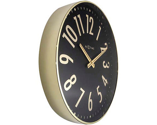 Ceas Perete Nextime Alchemy Negru Ø 40 Cm