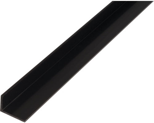 Cornier Plastic Alberts 25x20x2 Mm, Lungime 2, 6m, Negru