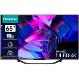 Televizor HISENSE Mini-LED ULED 65U7KQ, 164 cm, Smart, 4K Ultra HD, 144 Hz, Clasa F