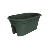 Jardiniera pentru balustrada Green Basics Flower Bridge 55 cm verde inchis