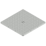 Capac din otel zincat, VODALAND, pentru camin Base, patrat, A15, 300x300