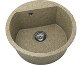 Chiuveta Bucatarie Rotunda Fat Avangard 223 Ø51 Cm, Granixit Calahari