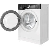 Masina de spalat rufe slim Whirlpool WRBSB6228BEU, 6 kg, 1200 rpm, Clasa E, Steam Refresh, Motor Inverter, Display digital, Alb/Negru