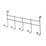 Cuier cu 5 agatatori pentru usa 37.5x10x16.5 cm Hettich Otel Gri