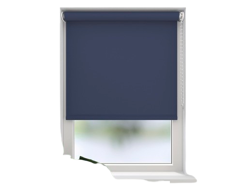 Rulou Semitransparent T8 Uni Albastru Inchis 210x190 Cm