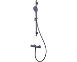 Set dus cu termostat Avital para dus 3 functii bara perete 80 cm negru mat
