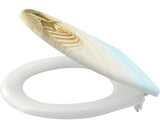 Capac WC Alca Plast SHELL, duroplast, inchidere lenta, 37x44,5 cm
