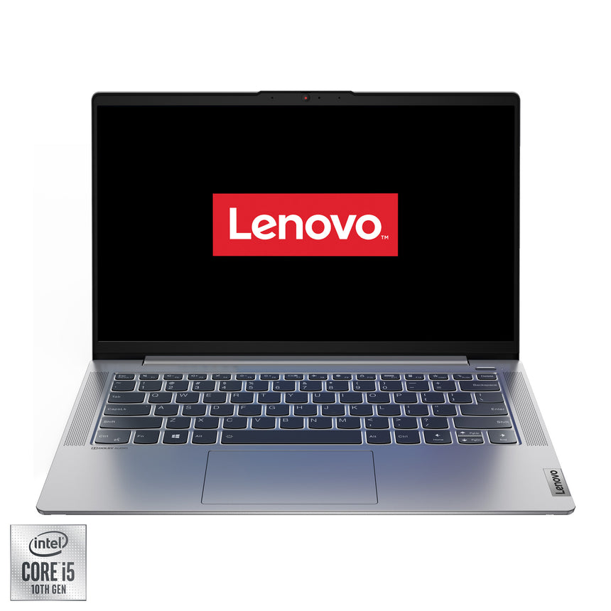 Laptop ultraportabil Lenovo IdeaPad 5 14IIL05 Intel Core i5-1035G1 pana la 3.60 GHz, 14", Full HD, 8GB, 256GB SSD, Intel UHD Graphics, Free DOS, Platinum Grey