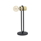 Lampa de masa, Eglo, E27/28W/230V, Bej/Negru