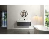 Oglinda baie cu iluminare LED DSK Silver Sun Ø59 cm IP 24