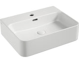 Lavoar Pe Blat Jungborn Three 52x40 Cm Alb Mat, Ventil Scurgere Ceramic