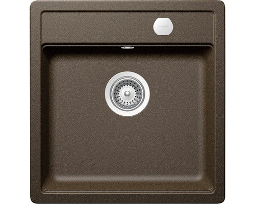 Chiuveta Bucatarie Cu O Cuva Schock Mono N-100s 49x51 Cm, Fara Picurator, Cristadur Bronze