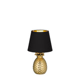 Veioza Pineapple, IO1R5042107911, Auriu, 1xE14